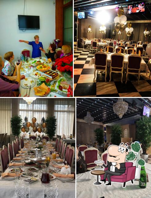 Посмотрите на внутренний интерьер "Короны"