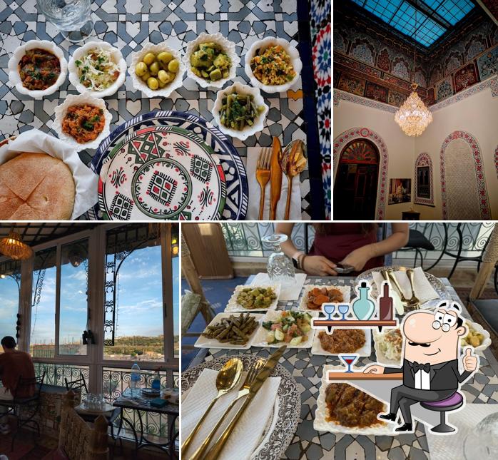 Restaurant rooftop Palais Fes Yahya