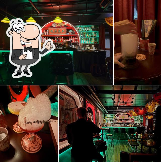 Paper Fan Cocktail Bar