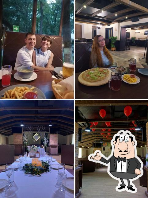 Посмотрите на внутренний интерьер "Park Dance&Grill"