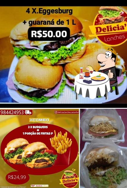 Açaí e burguer