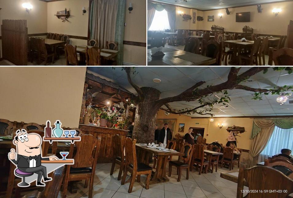 Интерьер "Хинкальной Клин"