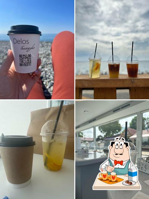 Насладитесь напитками в атмосфере "Делос"