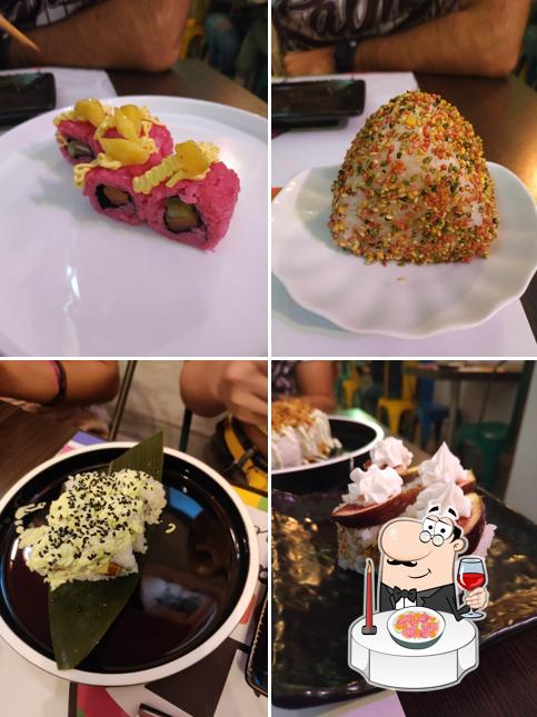 Colors vegan sushi