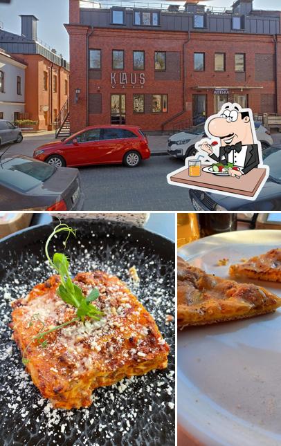 Это фотография, где изображены еда и внешнее оформление в Клаус