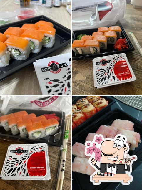 Закажите разные виды суши