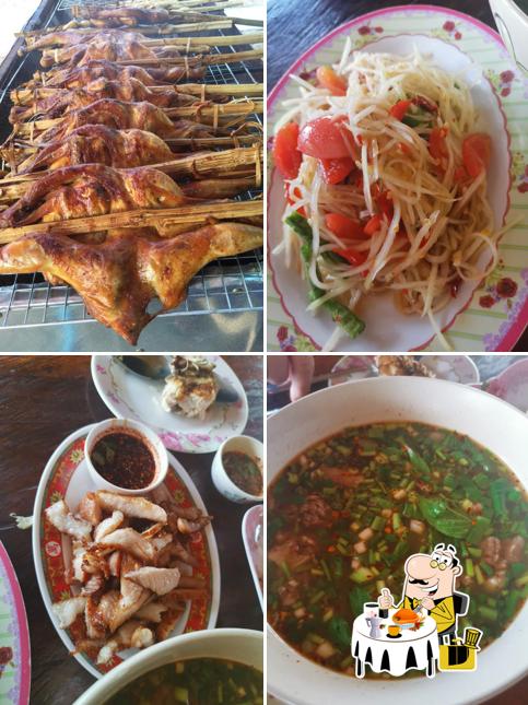 ไก่ย่างเขาสวนกวาง บ้านสวน