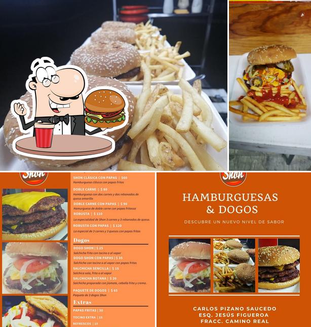 Hamburguesas y dogos SHON