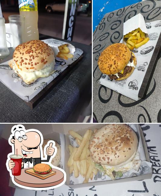 Panchos y hamburguesas