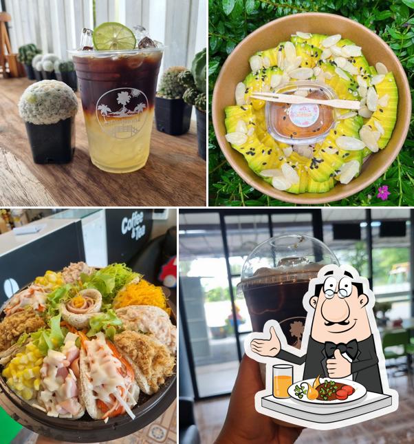 กาแฟสด สเต๊ก สลัด