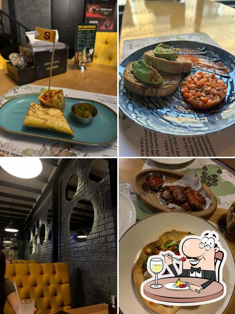 Еда в "Simple Bar"