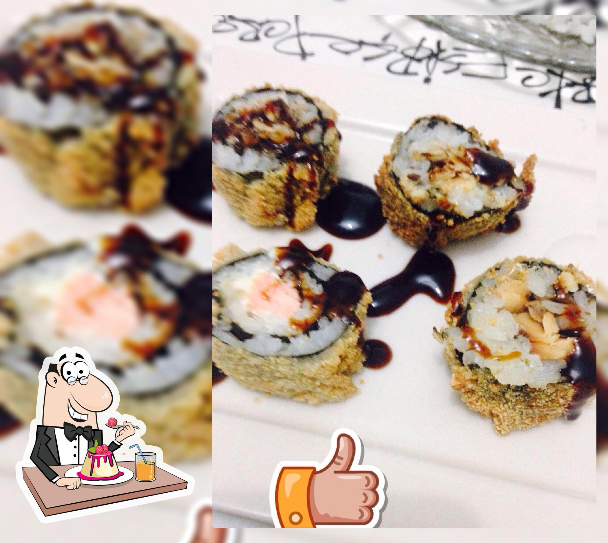 black sushi driver