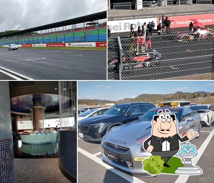 岡山国際サーキットクラブハウスラウンジ