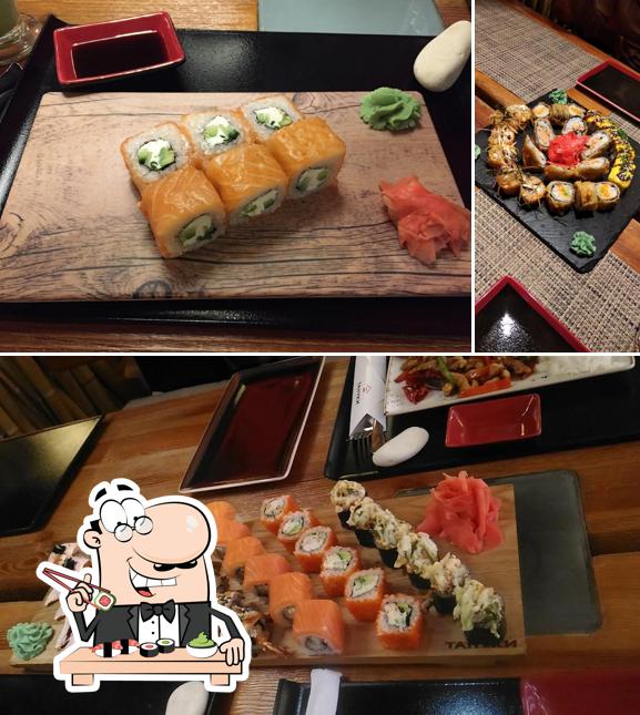 Попробуйте различные сеты суши