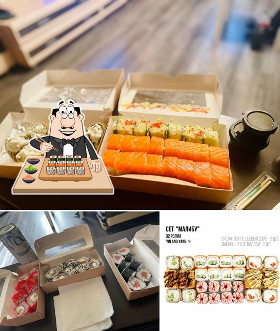 В "Инь-Янь" предлагают суши и роллы