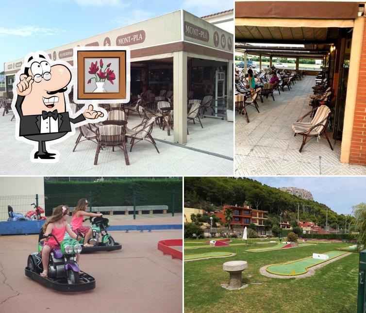 Minigolf bar Montplà. Pàdel. Tennis.