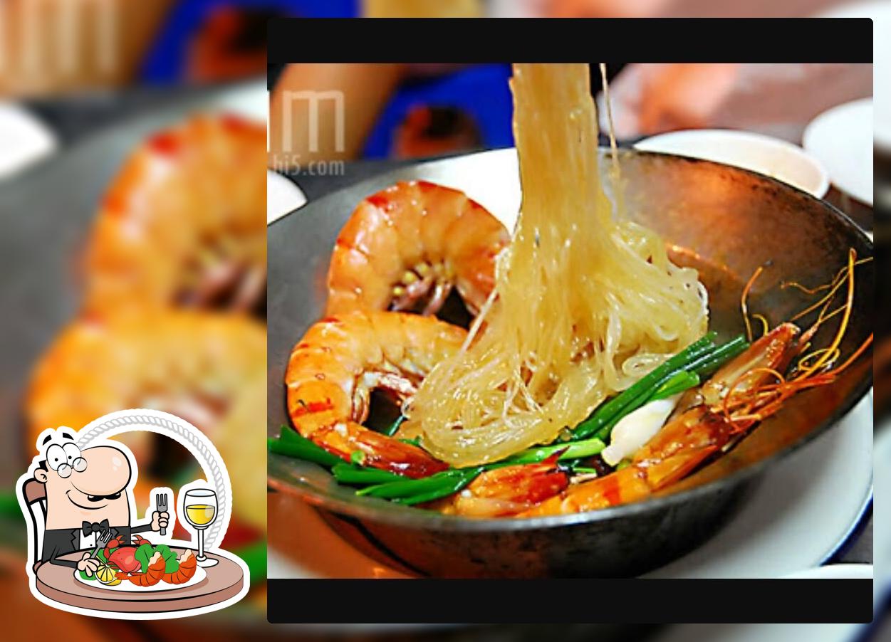 กุ้งอบวุ้นเส้น ซีฟู๊ด รสเด็ด