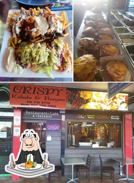 Crispy kebabs and burgers