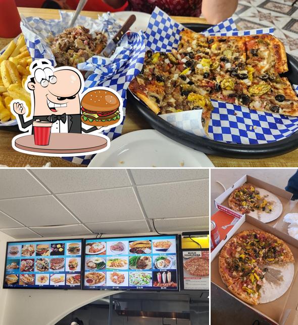 Princess country store Hunts pizza