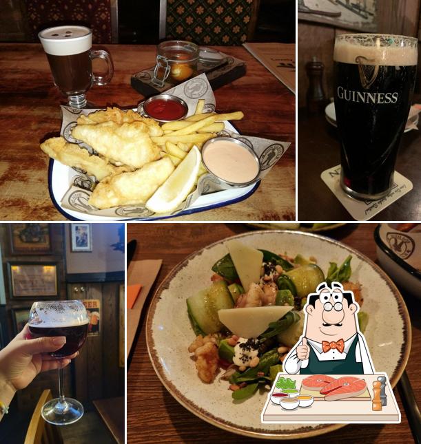 Рыба и картофель фри в "Джоне Гилрой'се Пабе"