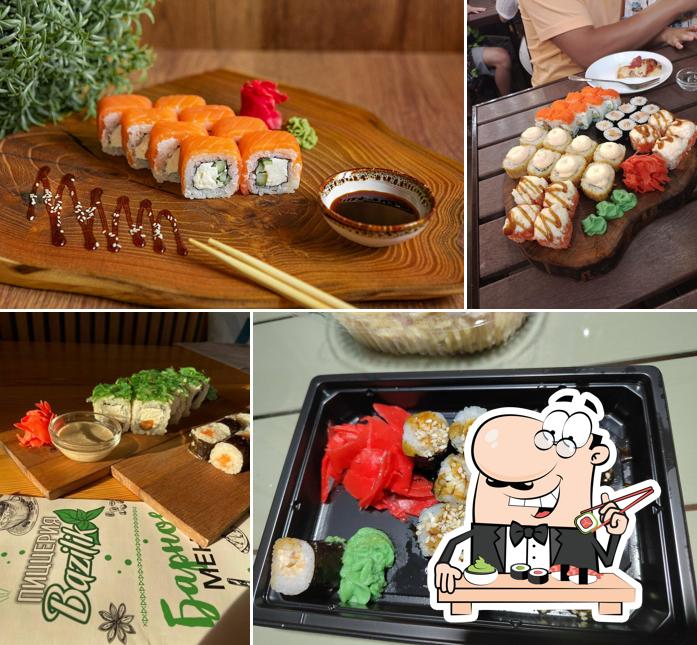 Попробуйте суши в "Пиццерии Bazilik"