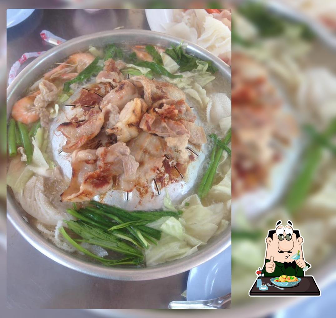 ลำภูเนื้อย่างเกาหลี หน้า โรงเรียนอนุบาลหนองเเสง