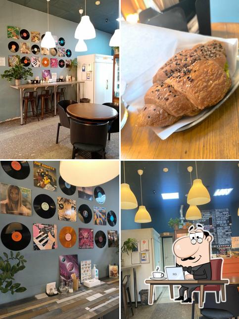 Посмотрите на внутренний интерьер "Сытый круассан"