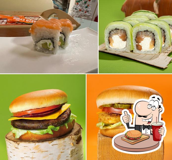 Закажите гамбургеры в "Автосуши Автопицца"