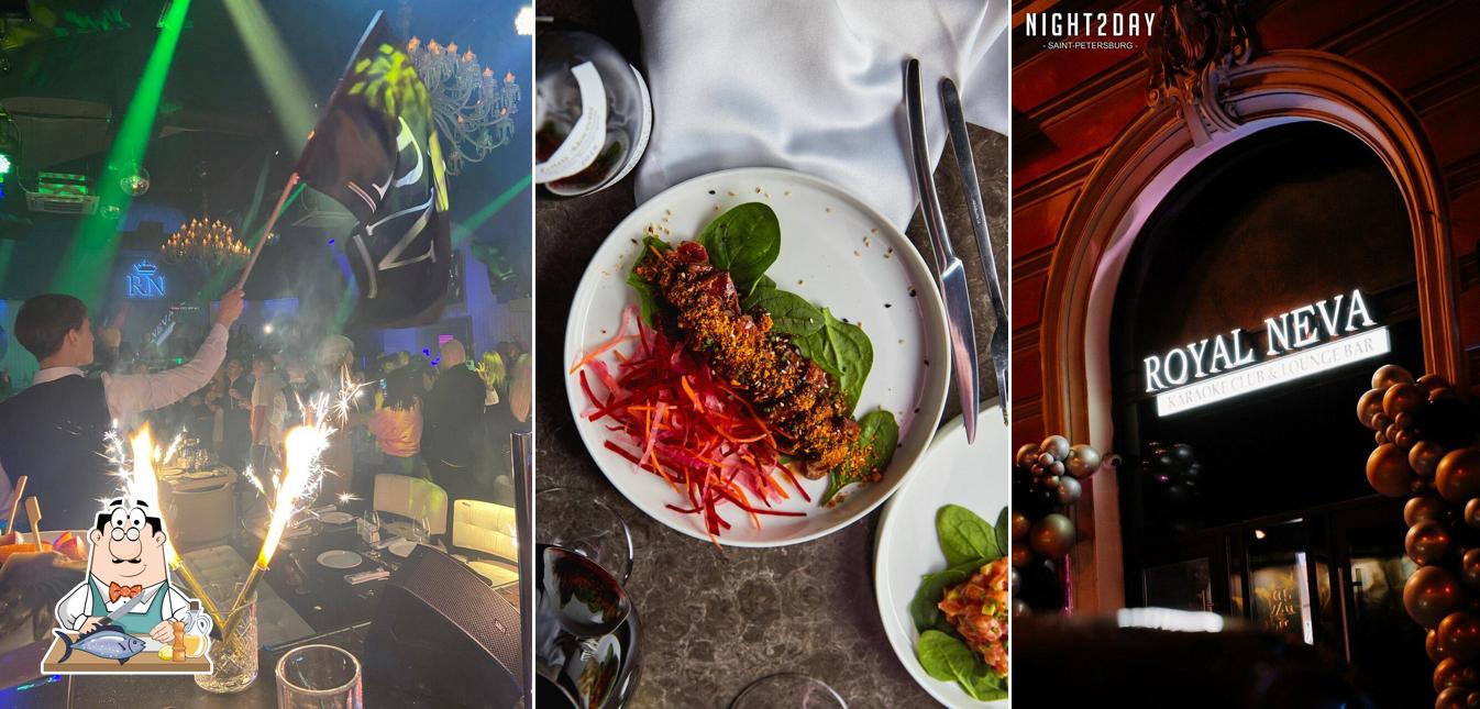 Лосось гриль в "Royal Neva"