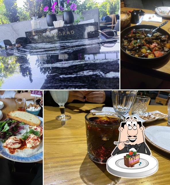 Шоколадный торт в "Винограде"