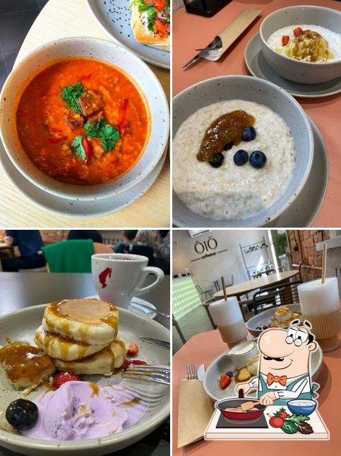 Курица с соусом карри в "OlO"