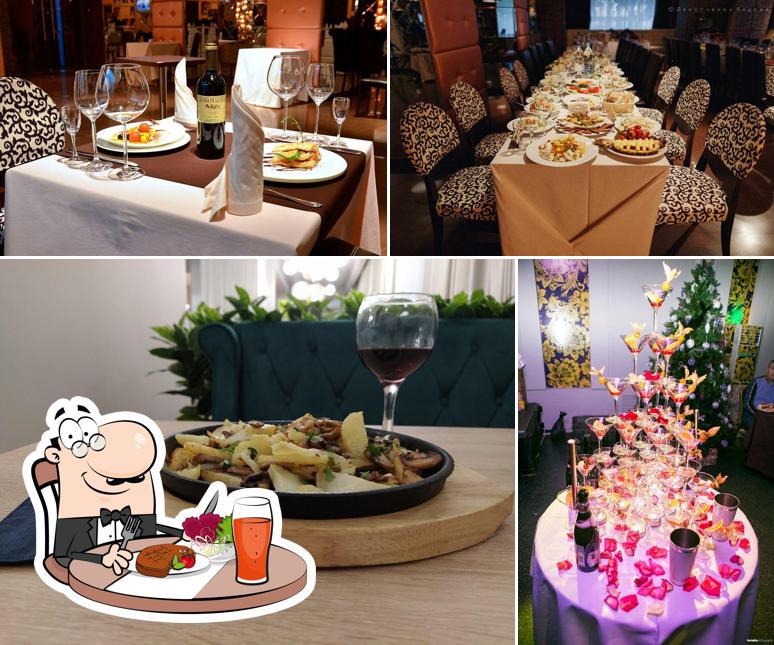 Помимо прочего, в Матrёshка Plaza есть столики и напитки