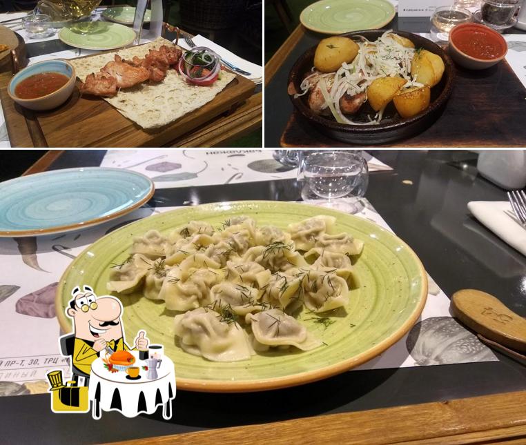 Блюда в "Баклажане"