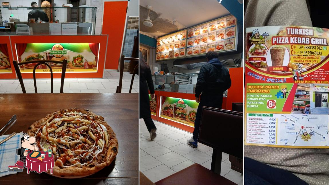 Turkish pizza kebab e grill