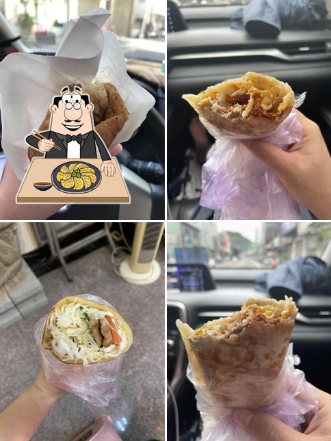 黑白+捲餅