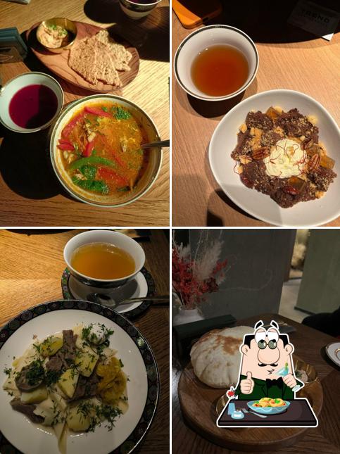 Блюда в "Чайхане Дуслык"