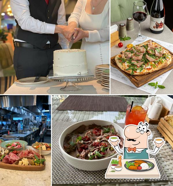 Еда в "Риччи Каприччи"