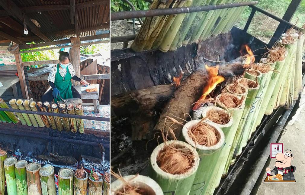 ข้าวหลามป้าบัวนำ บ้านหม้อ