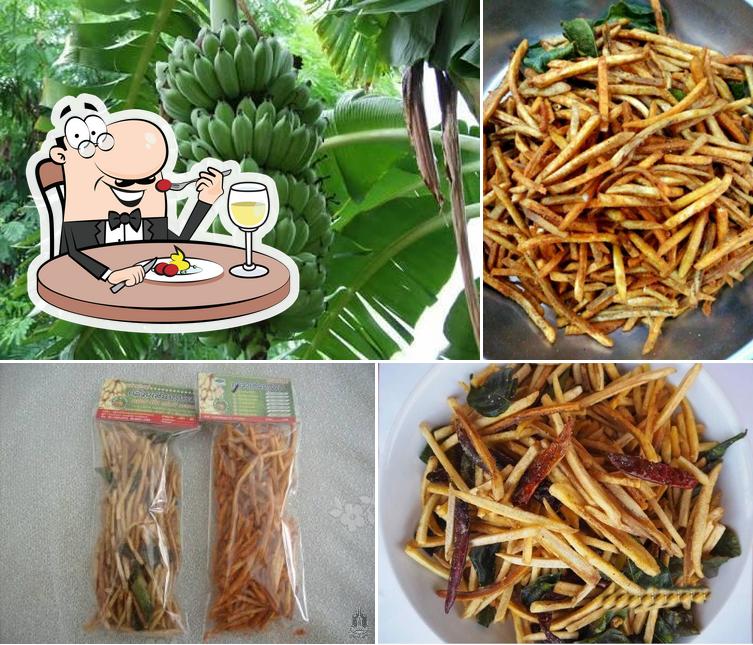 กล้วยเส้นปรุงรส รสเด็ด Flavored Bananas
