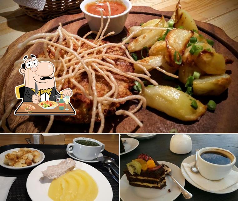 Еда в "Кафе Избушка"