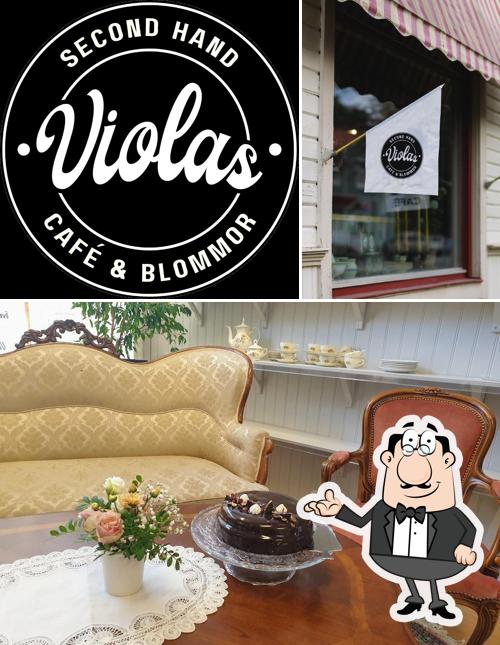 Violas second hand, café och blommor
