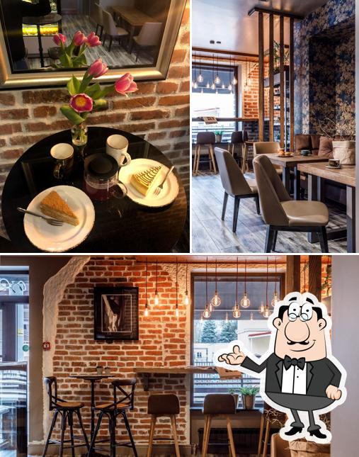 Посмотрите на внутренний интерьер "CoffeMe"