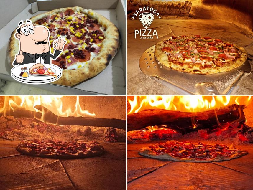 SARATOGA PIZZA A LA LEÑA