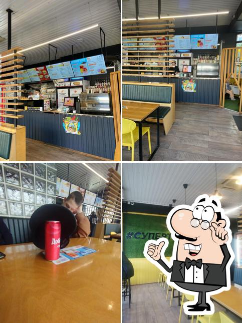 Интерьер "Супертяж. Шаурма и кофе"