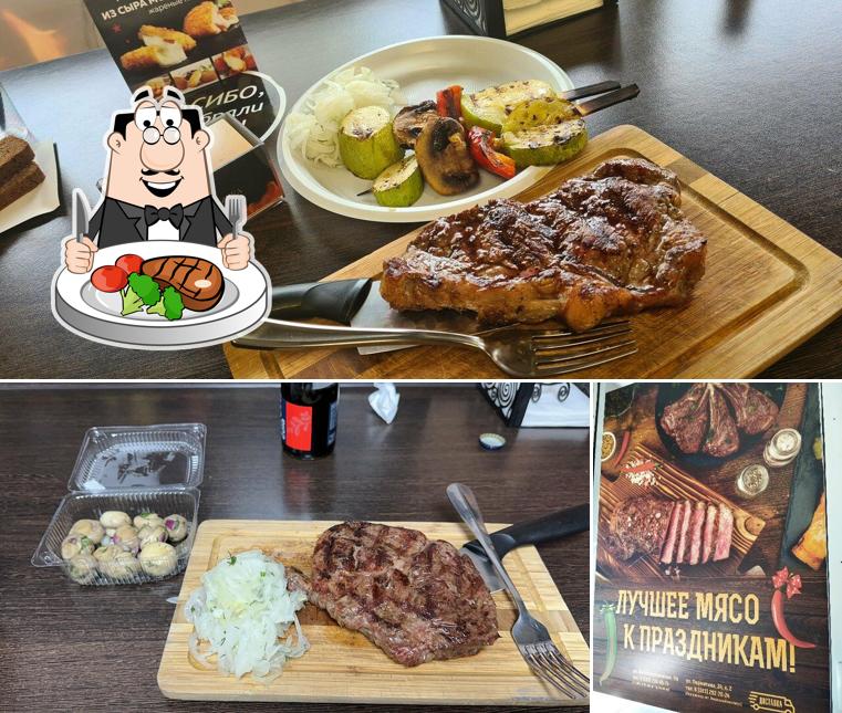 Стейк в "Бурлинке"