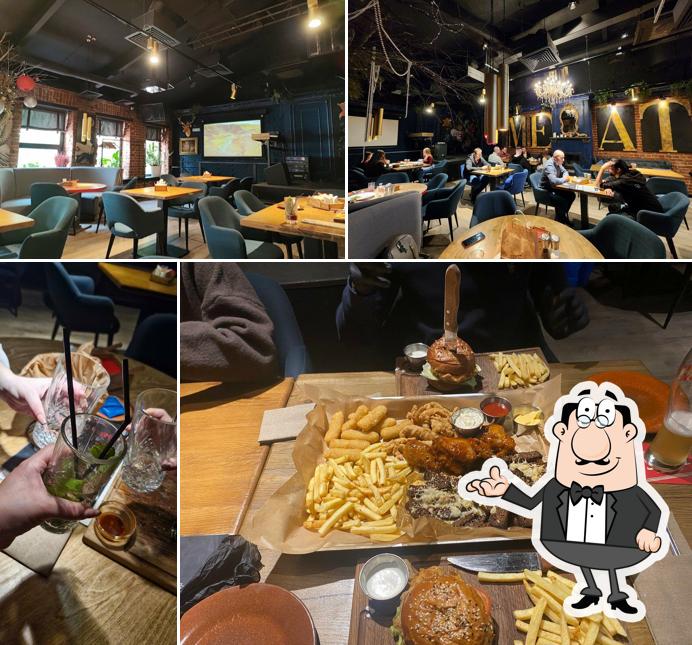 Посмотрите на внутренний интерьер "Proмясо и рыбу"