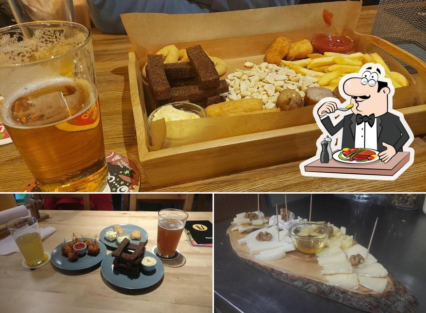 Блюда в "Четыре Пивовара"