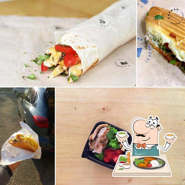 Блюда в "Закусочной КАРМАН"