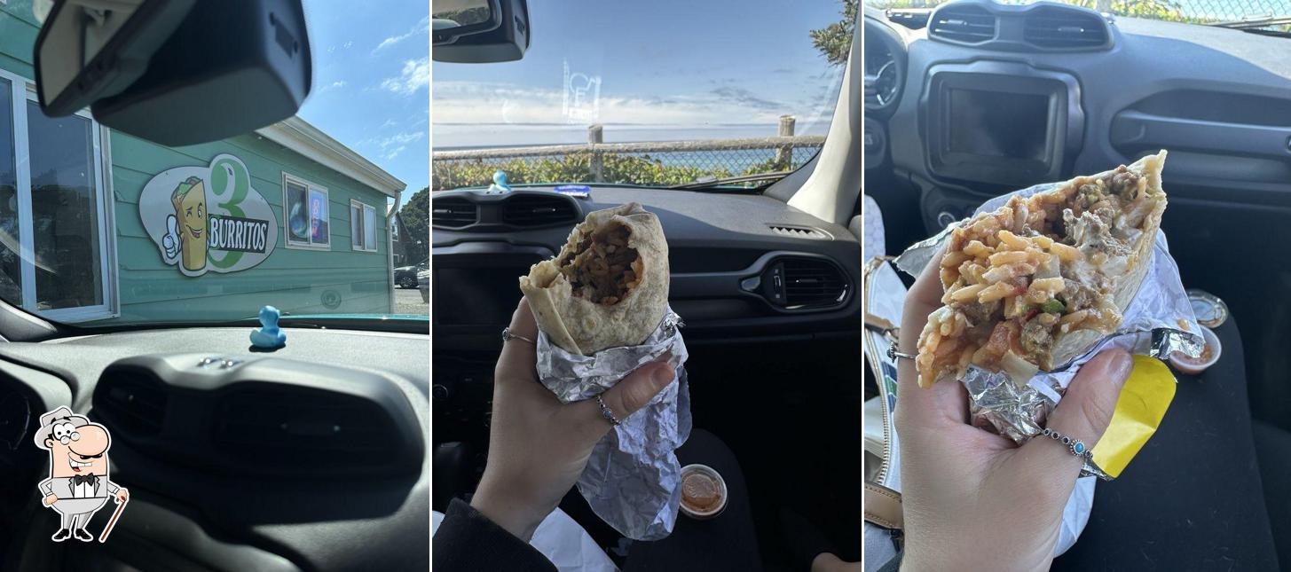 Three Burritos