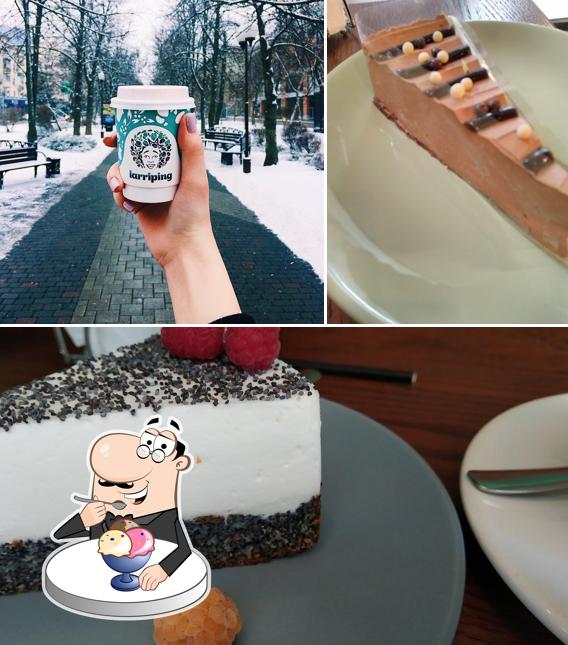 "Larriping" предлагает большой выбор сладких блюд